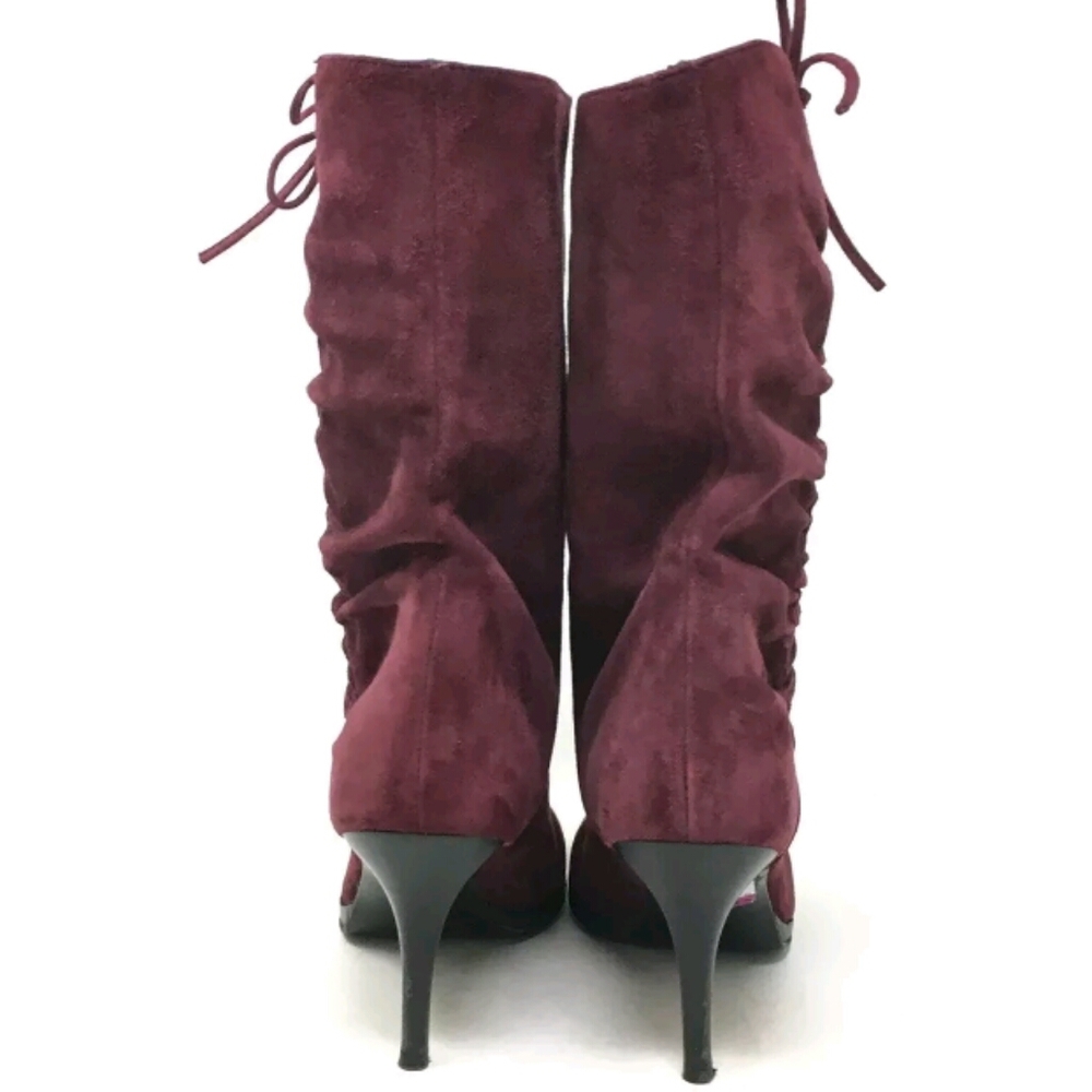 Barneys NY Berry Suede Boots 37 / 6 ITALY - Picture 4 of 8